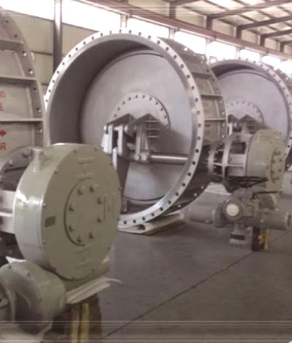 高温烟气系列四连杆偏心切断蝶阀